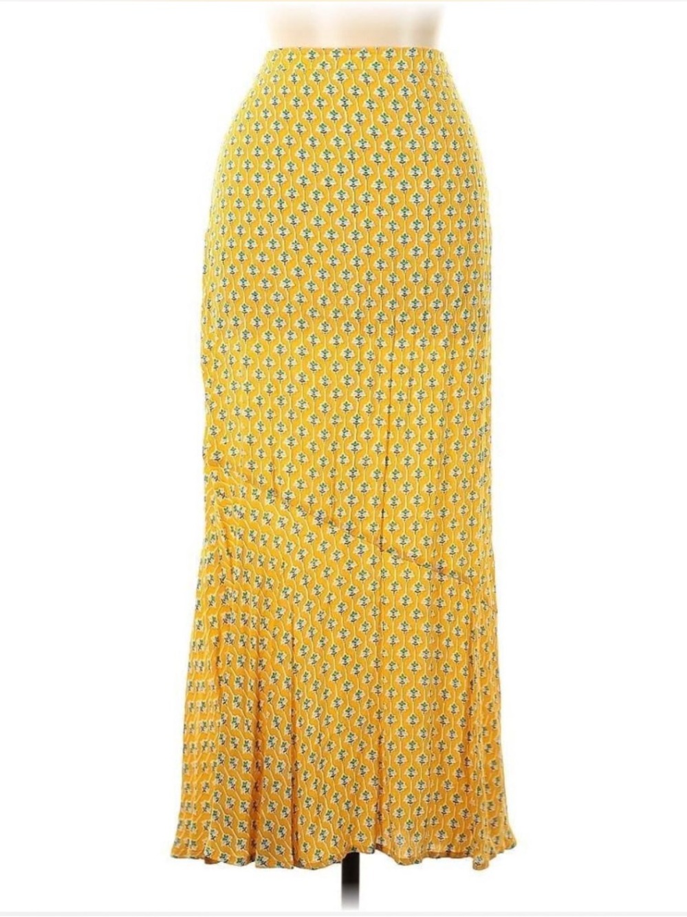 RHODE x Target Dainty Lotus Print Midi Skirt NWT